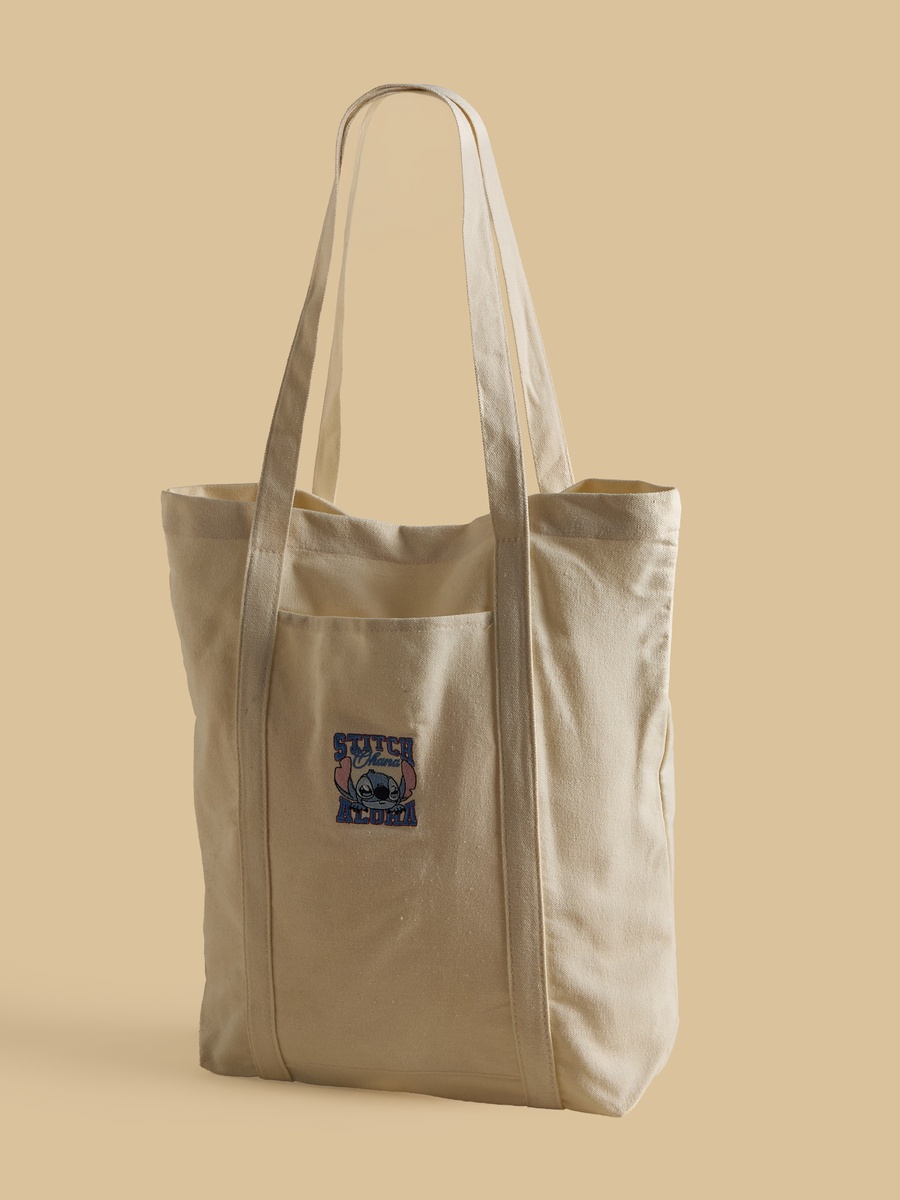 Stitch Print Shopper Bag