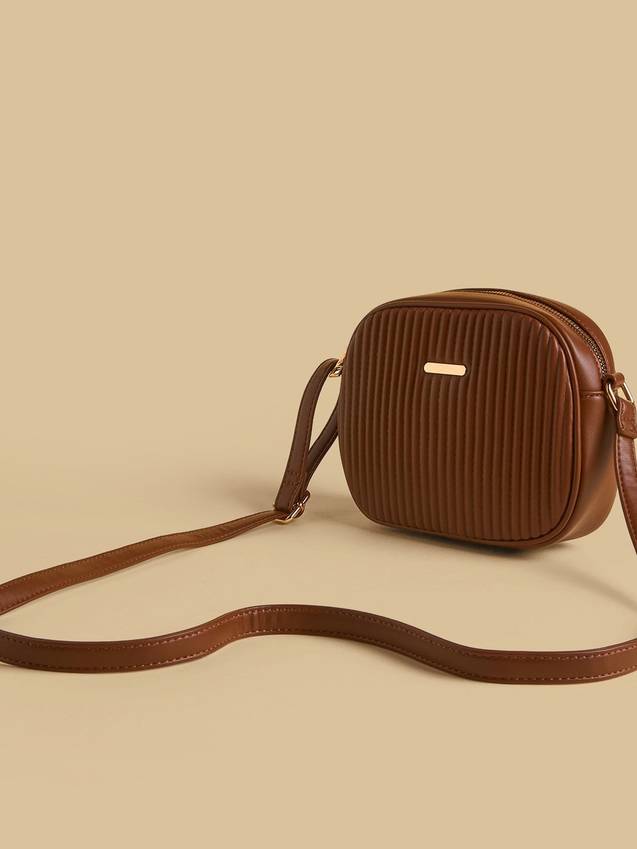 Quilted Crossbody Bag with Adjustable Strap