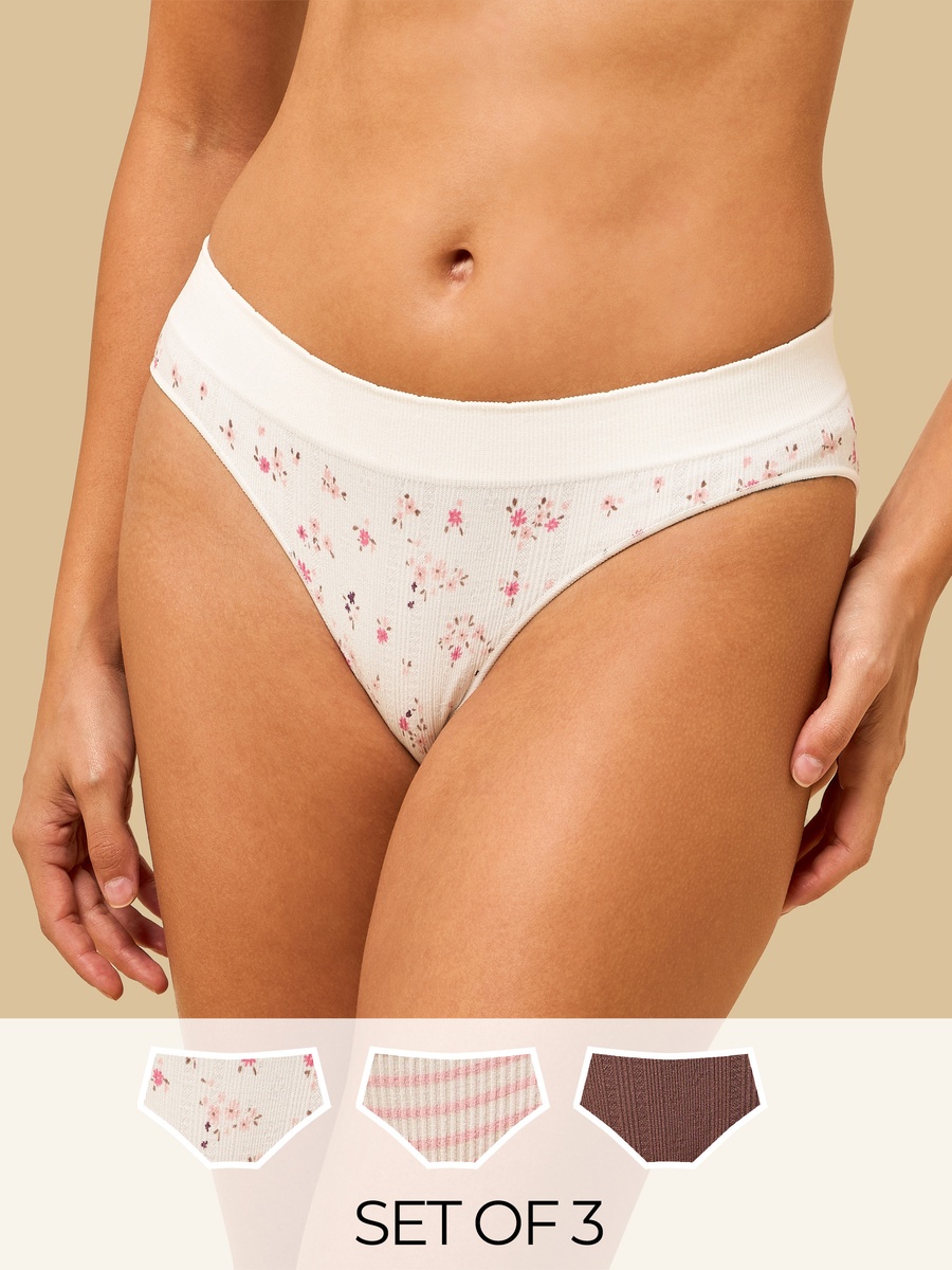Pack of 3 - Ribbed Briefs