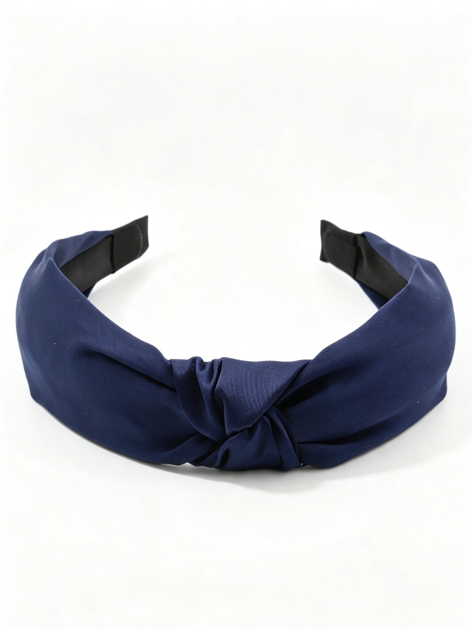 Navy Blue Knotted Headband 