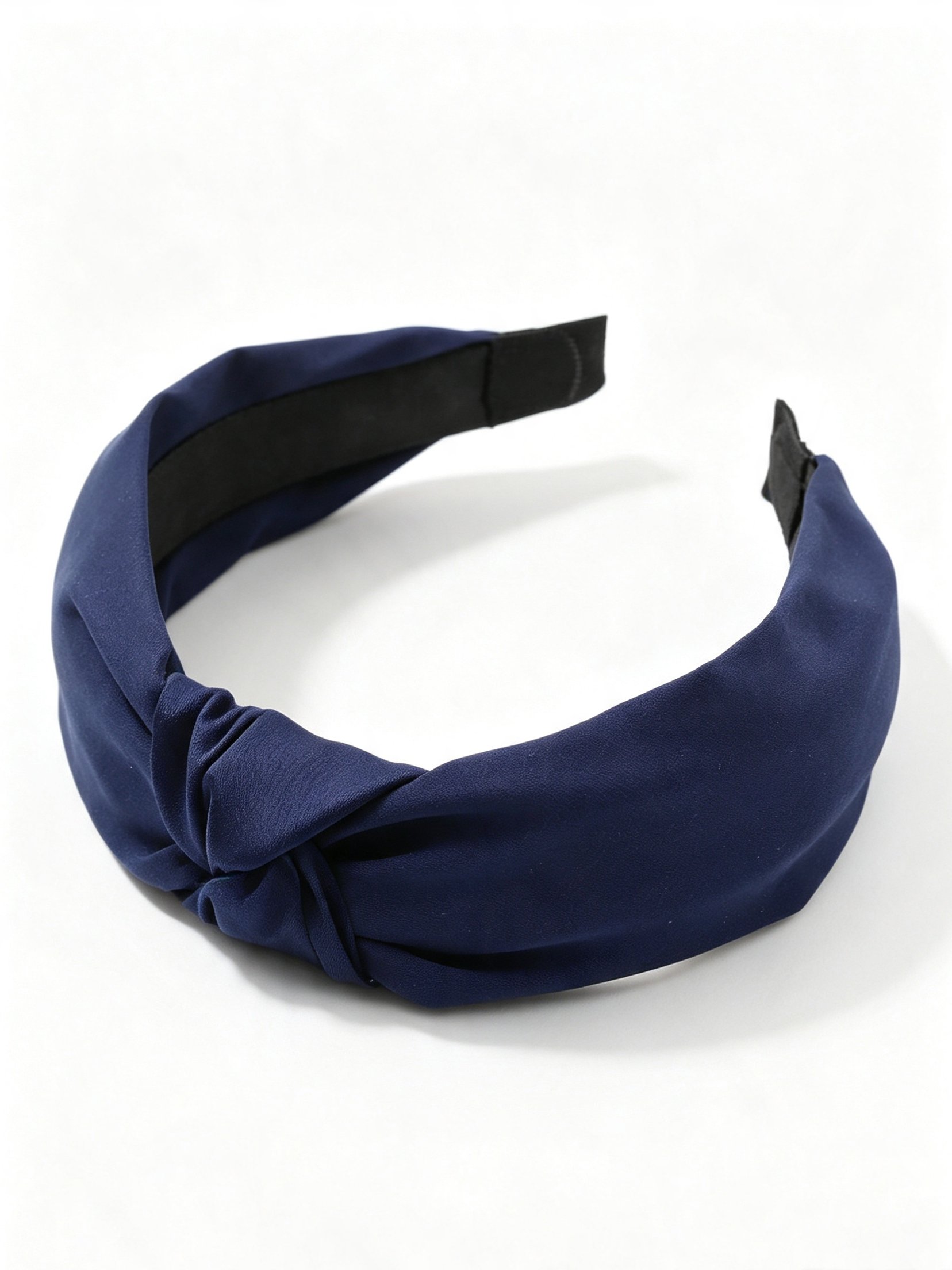 Navy Blue Knotted Headband 