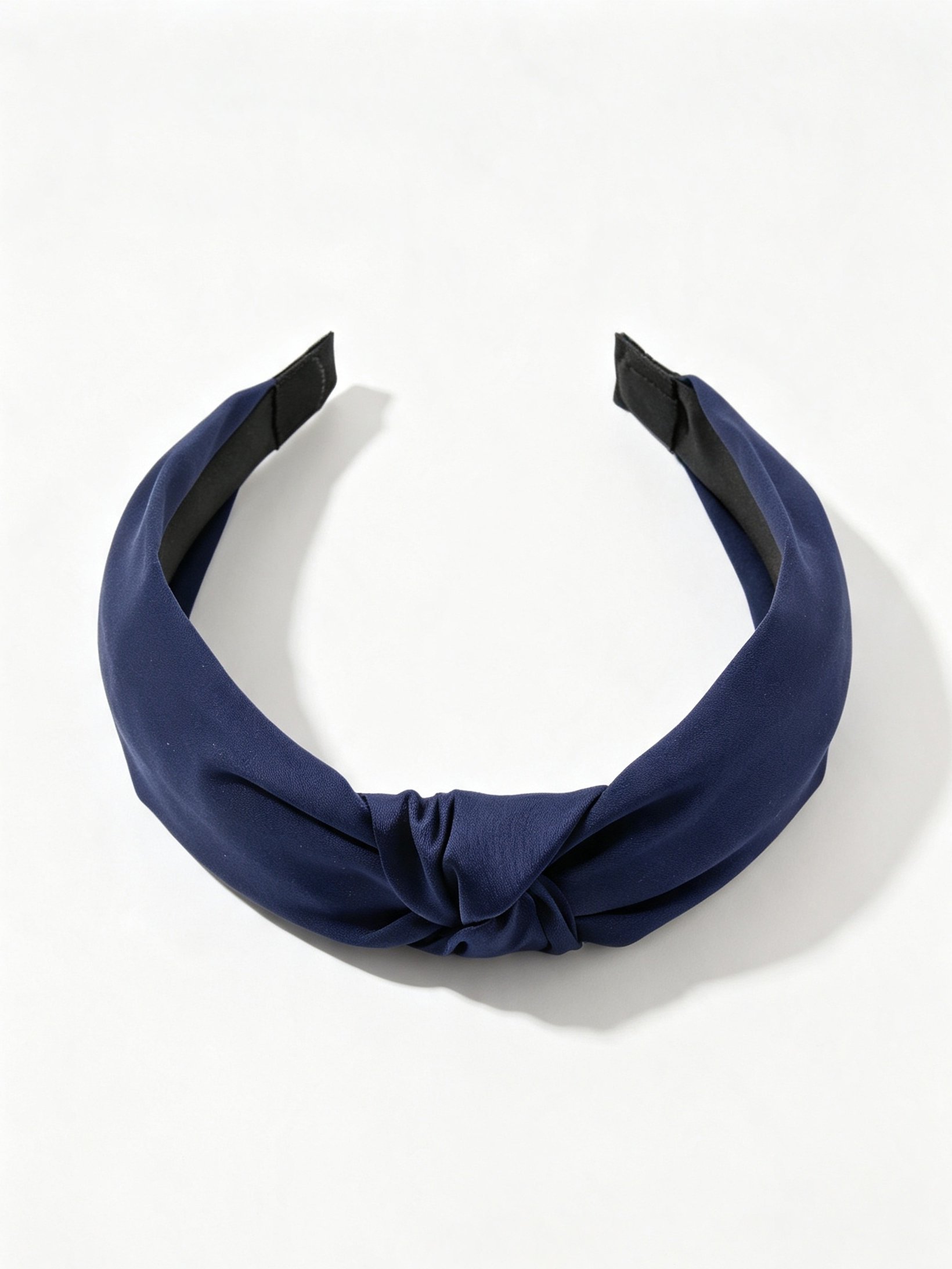Navy Blue Knotted Headband 