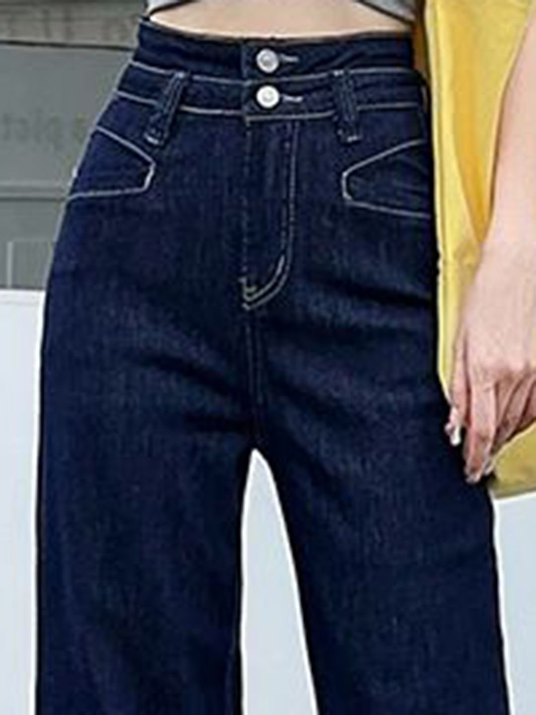 Dark Wash Wide Leg Jeans