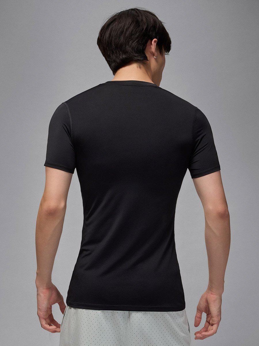 Black Dri-FIT Short-Sleeve Base Layer Top