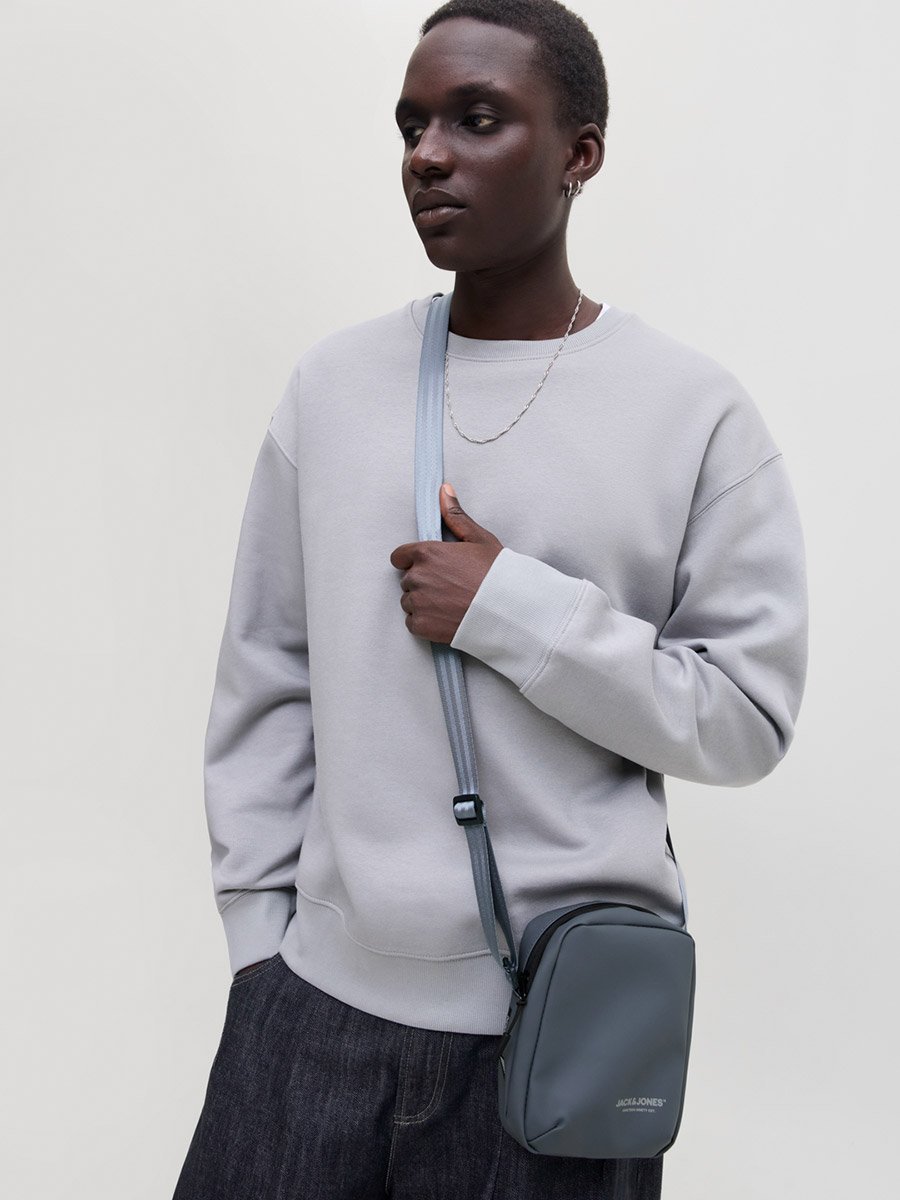 Grey JACKAIDEN Crossbody Sling Bag