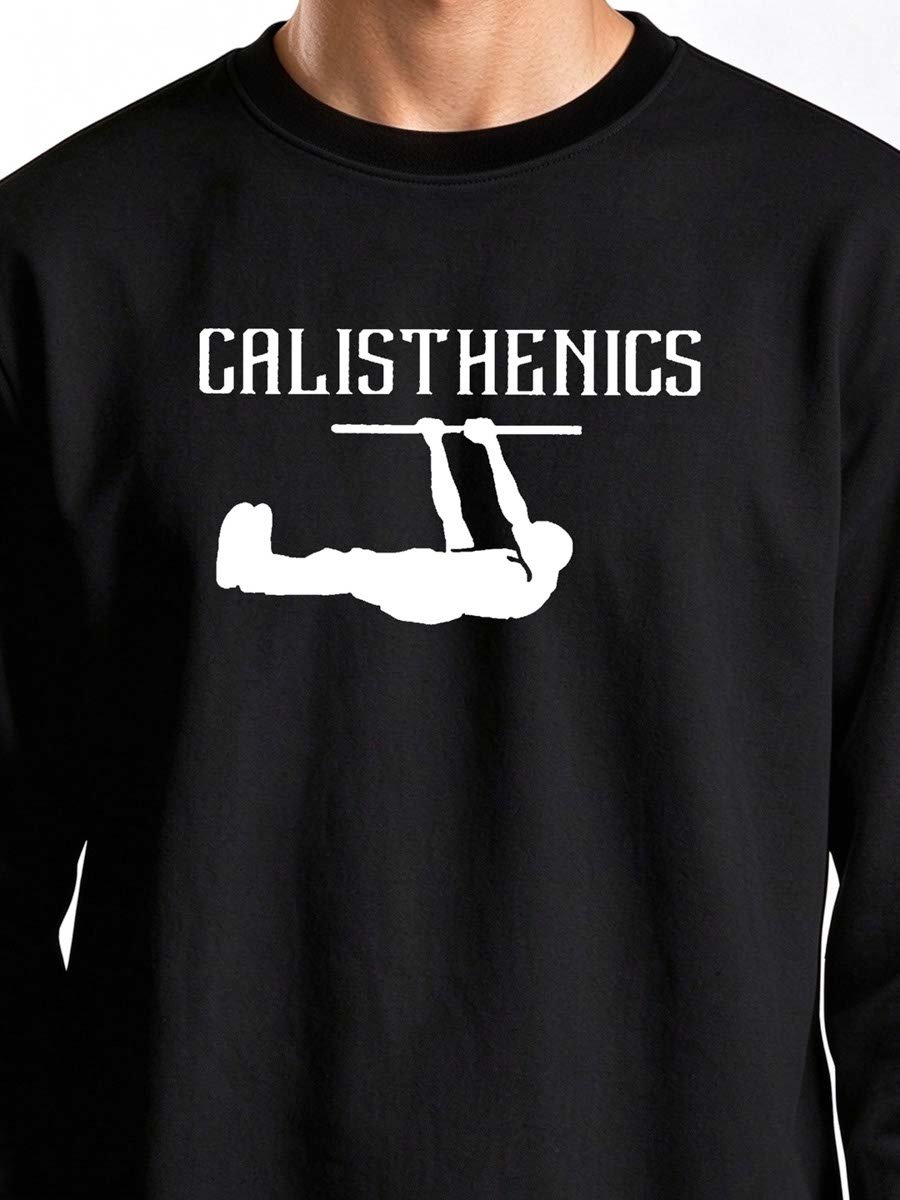 Black Graphic Print Crew Neck Long Sleeves Sweater