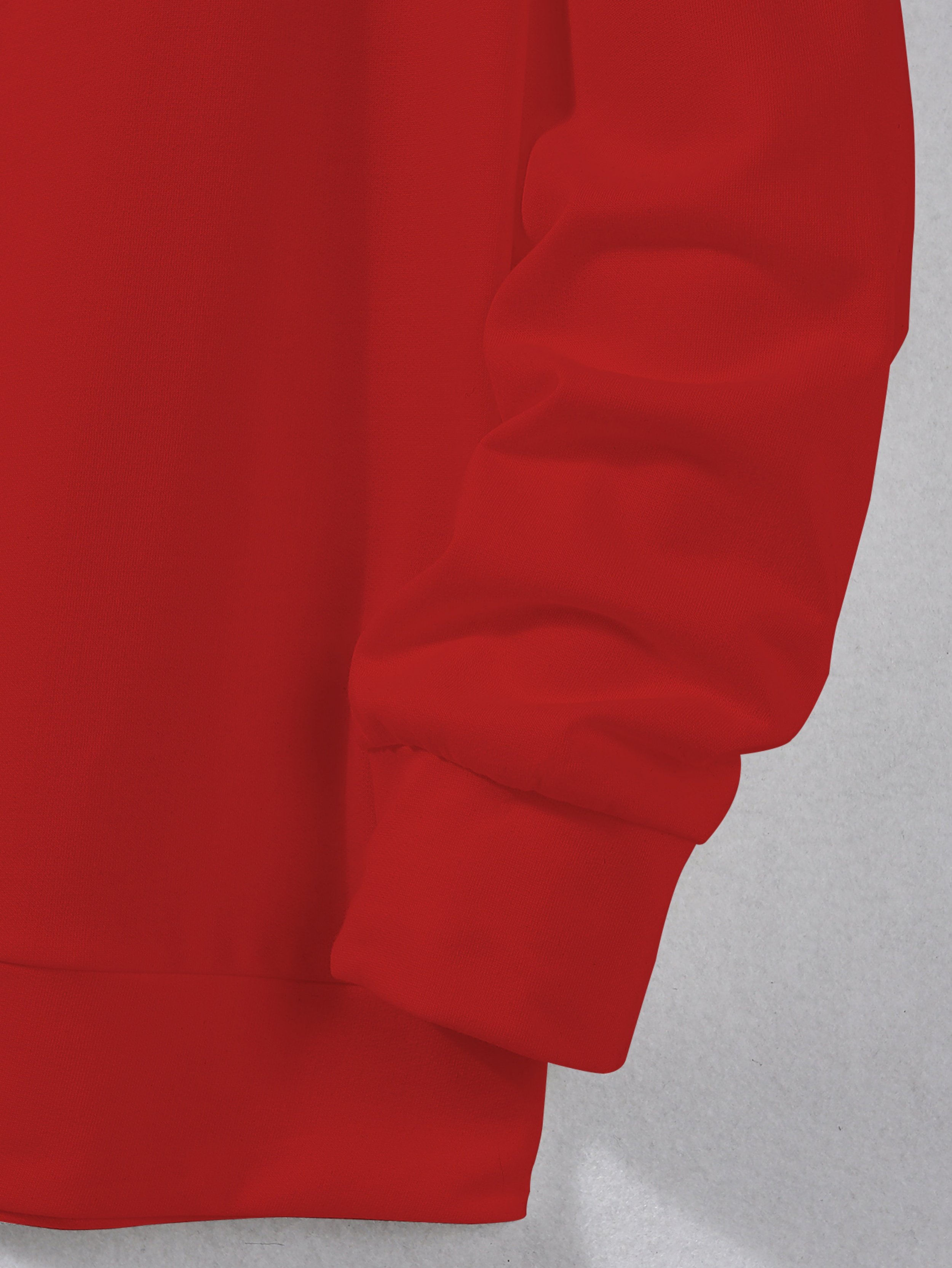 Red Cat Print Crew Neck Sweatshirt