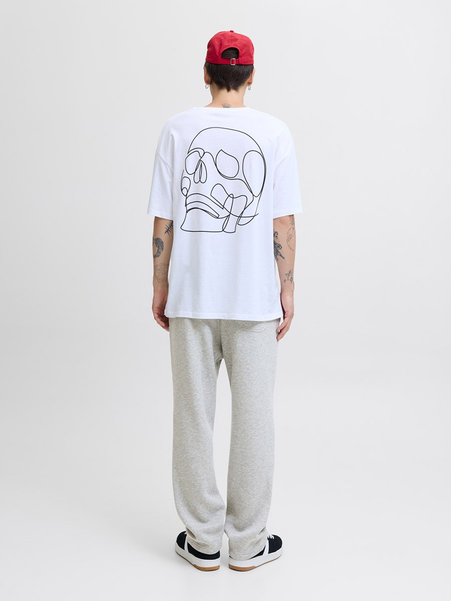 Grey JPSTKANE Solid Straight Leg Joggers