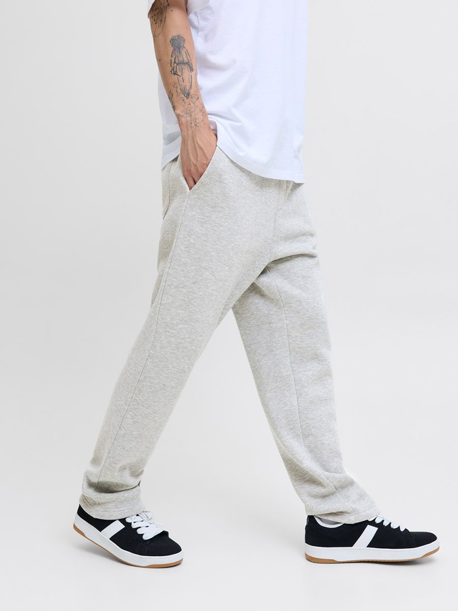 Grey JPSTKANE Solid Straight Leg Joggers