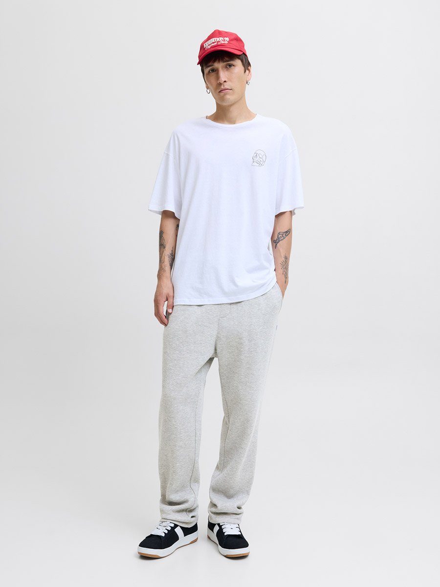 Grey JPSTKANE Solid Straight Leg Joggers