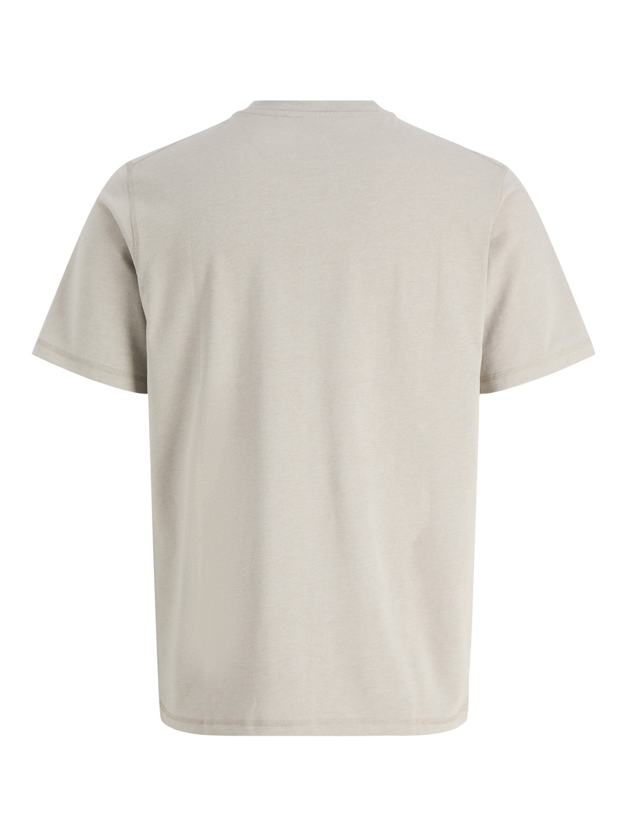 Grey Melange Crew Neck T-Shirt