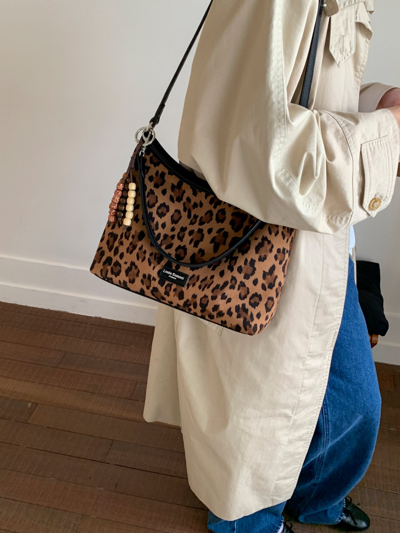Leopard Print Crossbody Bag