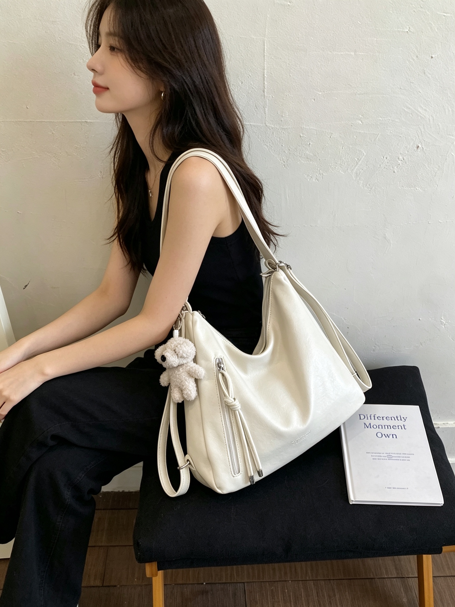 White Shoulder Bag