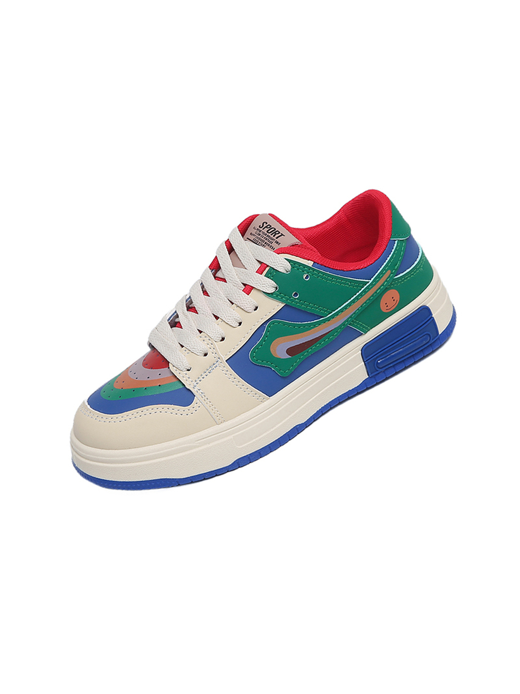 Multi-Color Flat Sneakers