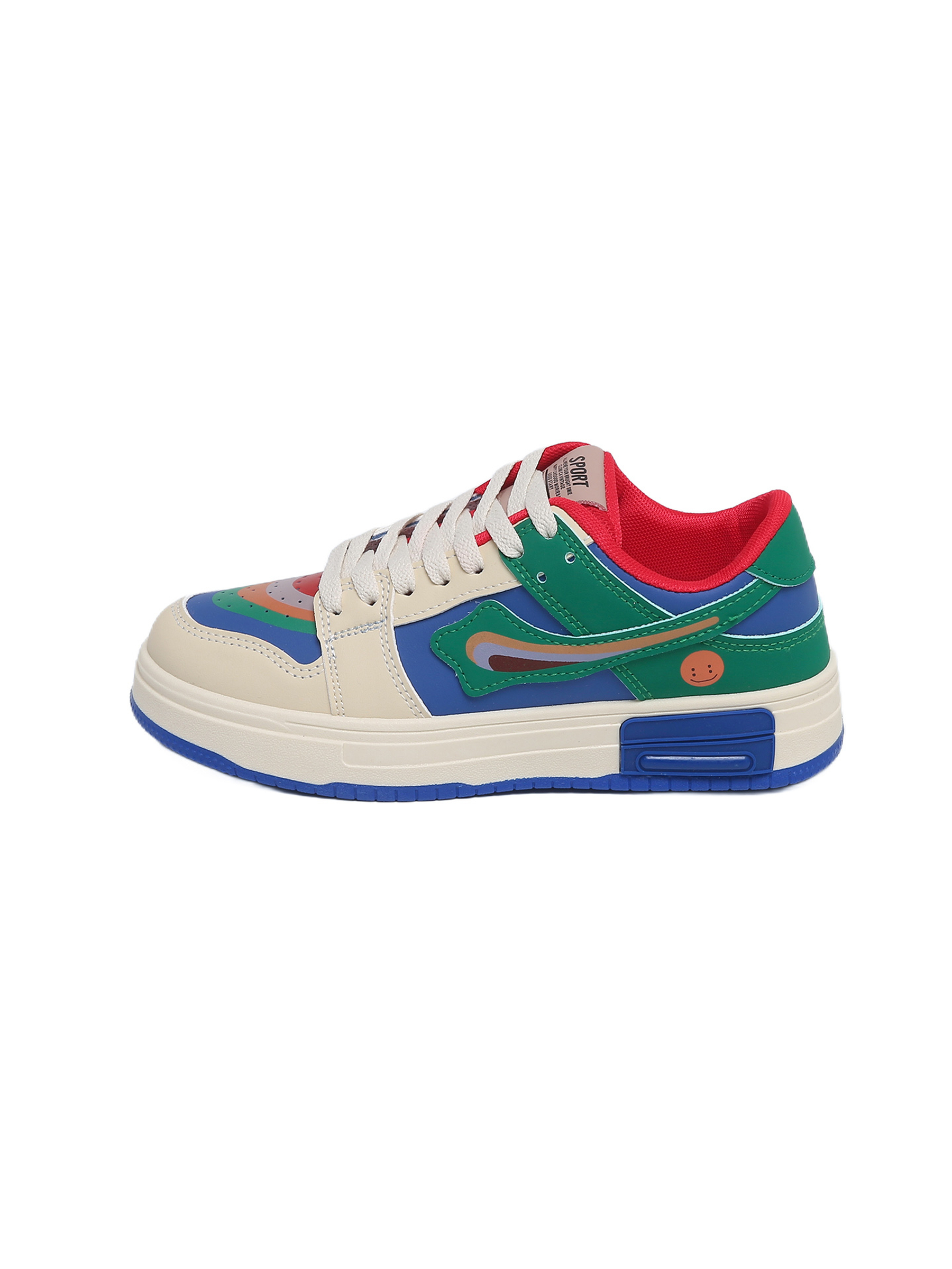 Multi-Color Flat Sneakers