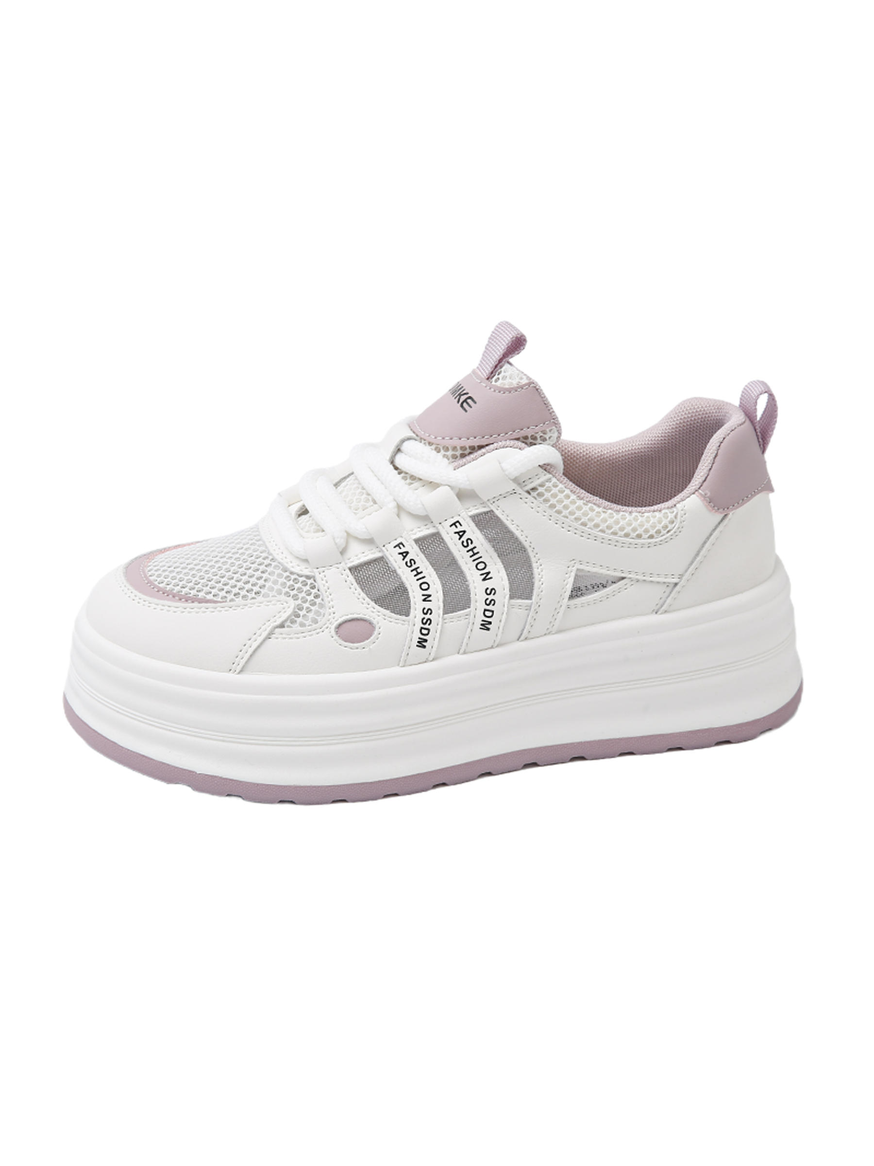 Mesh Platform Sneakers