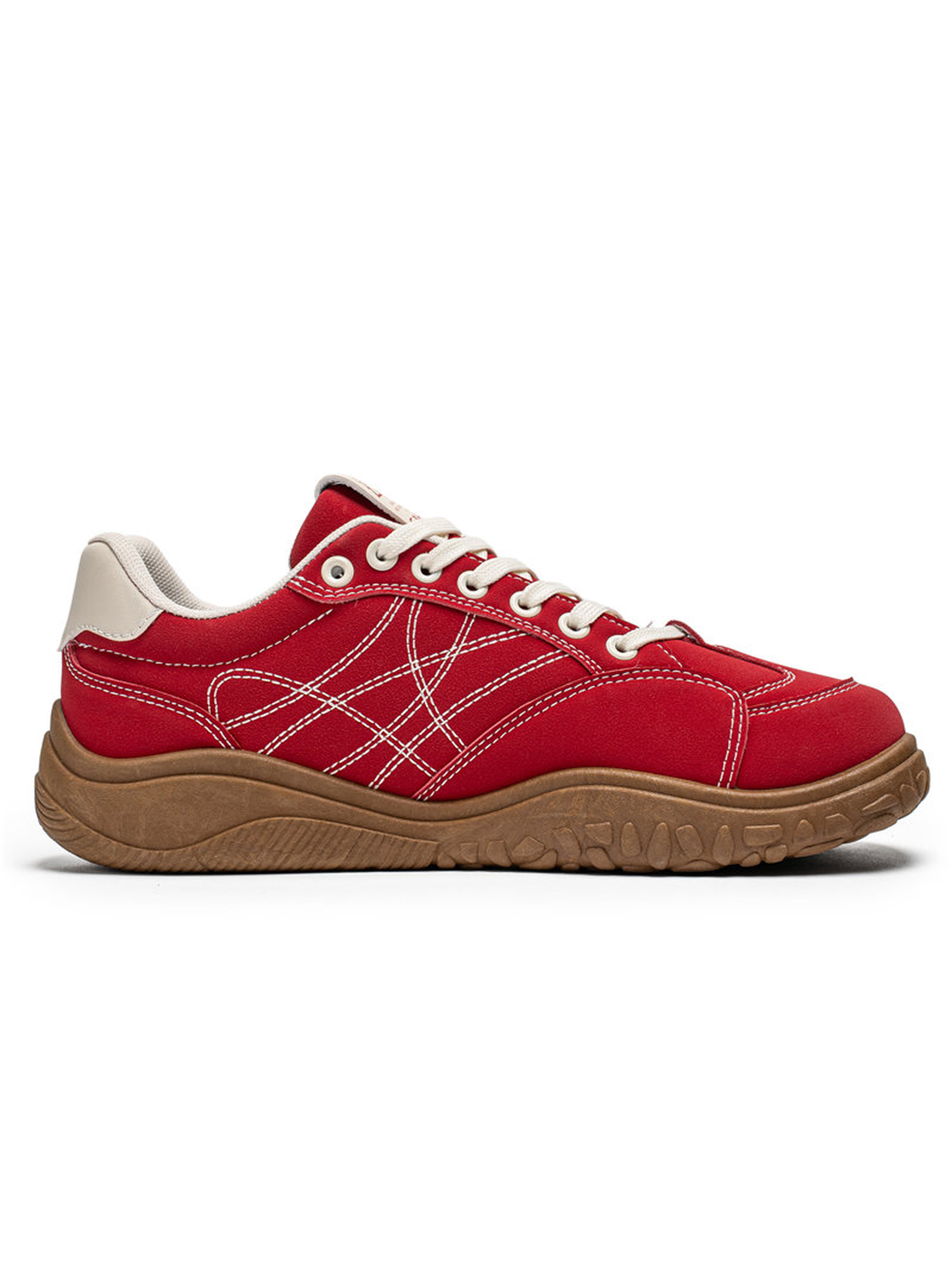 Mens Red Casual Shoes