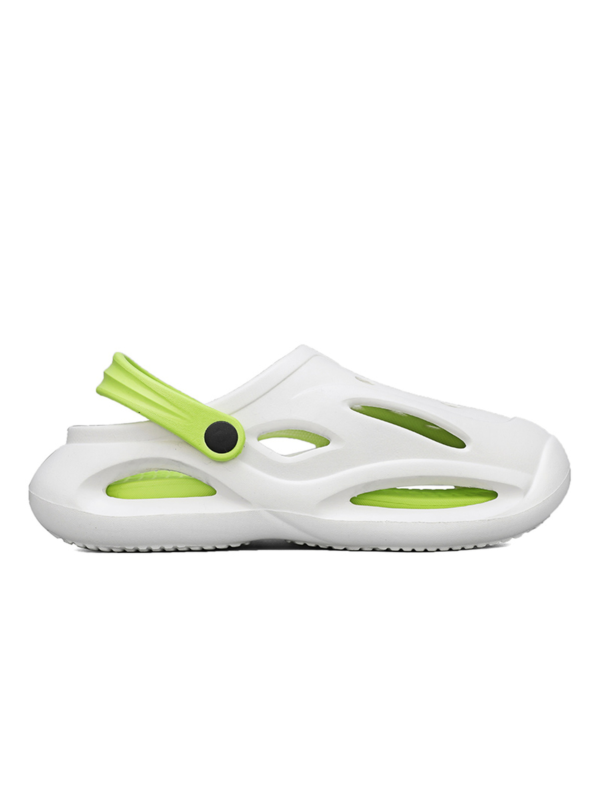 Mens White Slip-On Casual Sandals