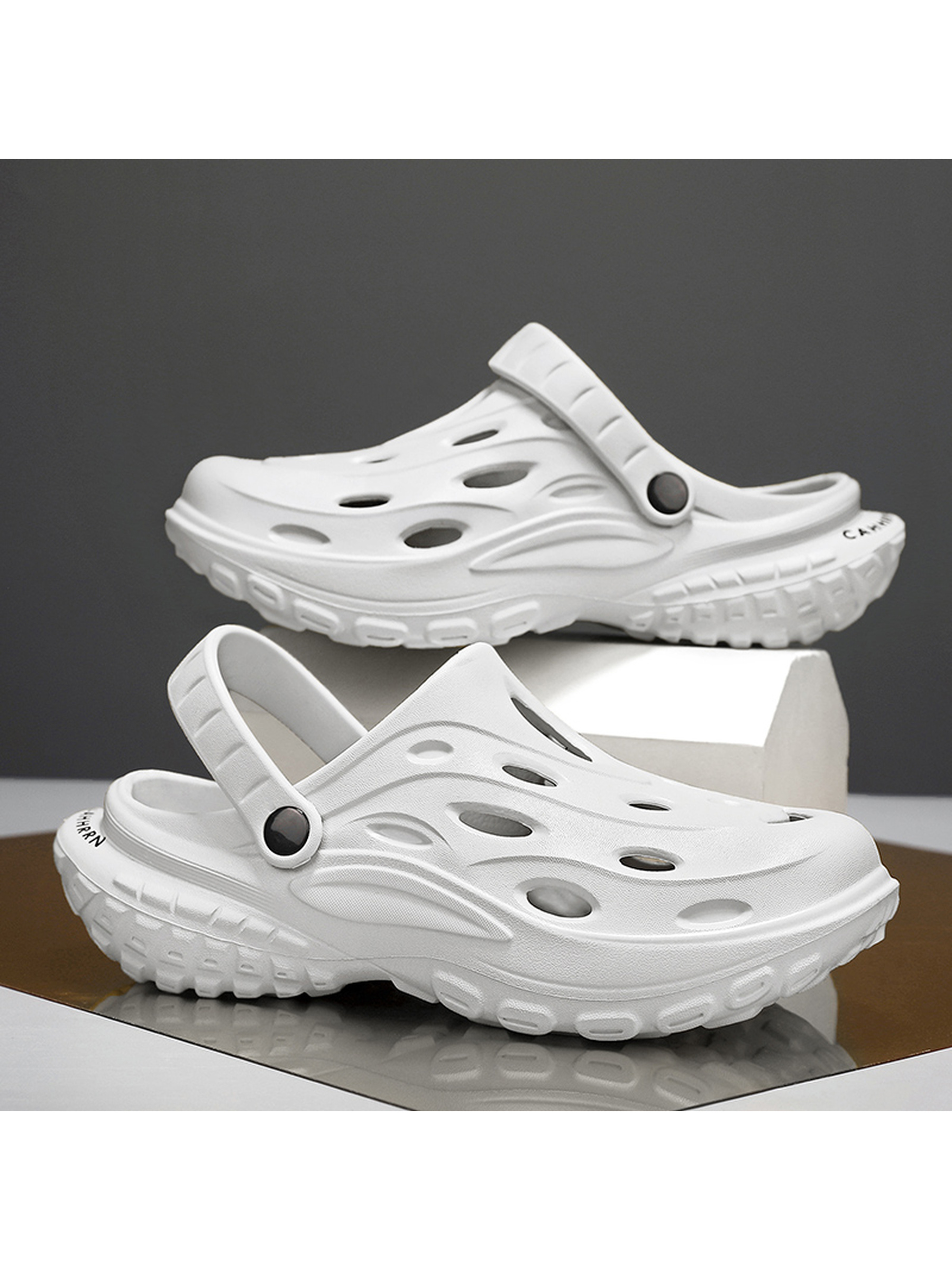 Mens White Comfort Sandals