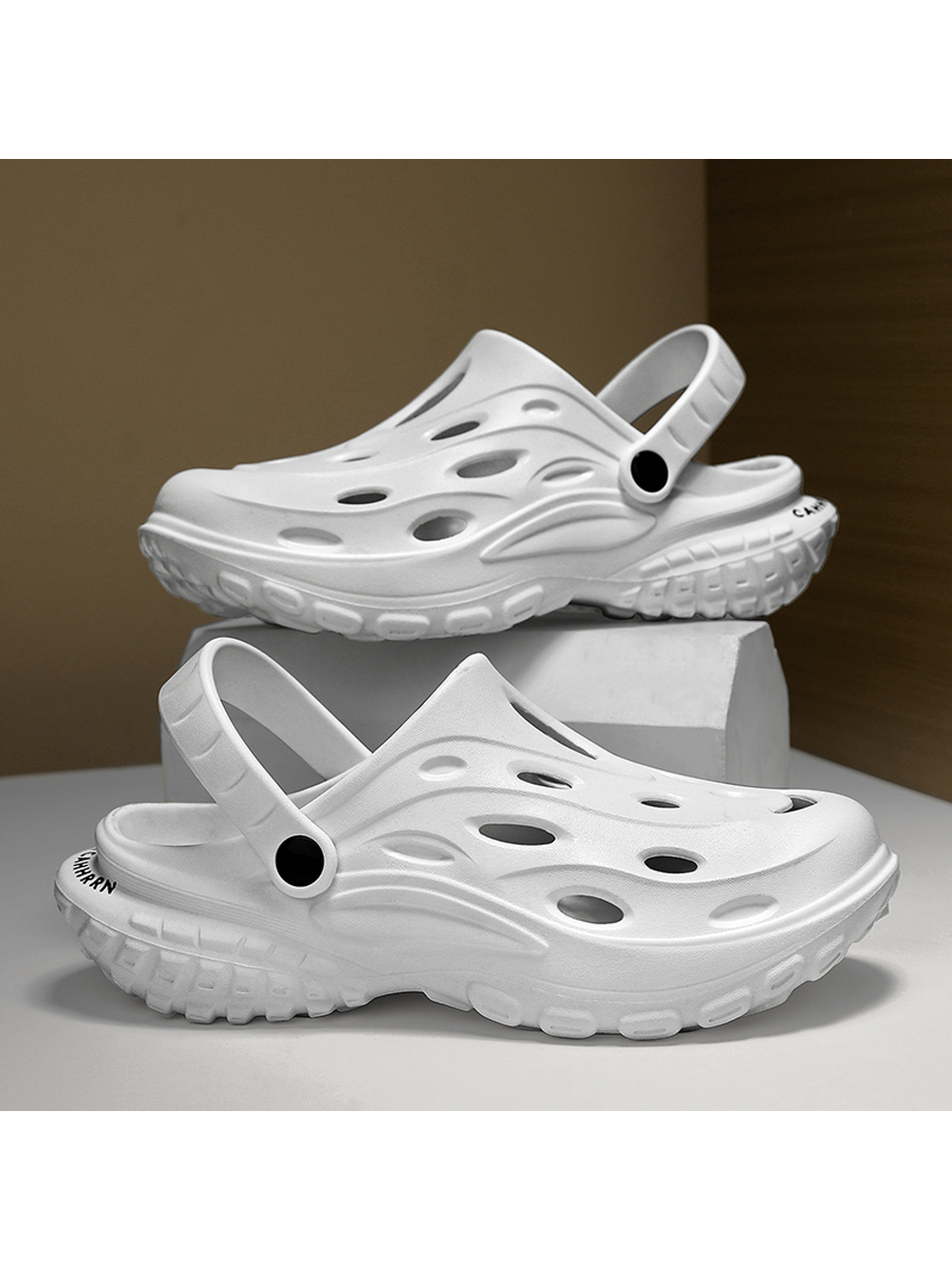 Mens White Comfort Sandals