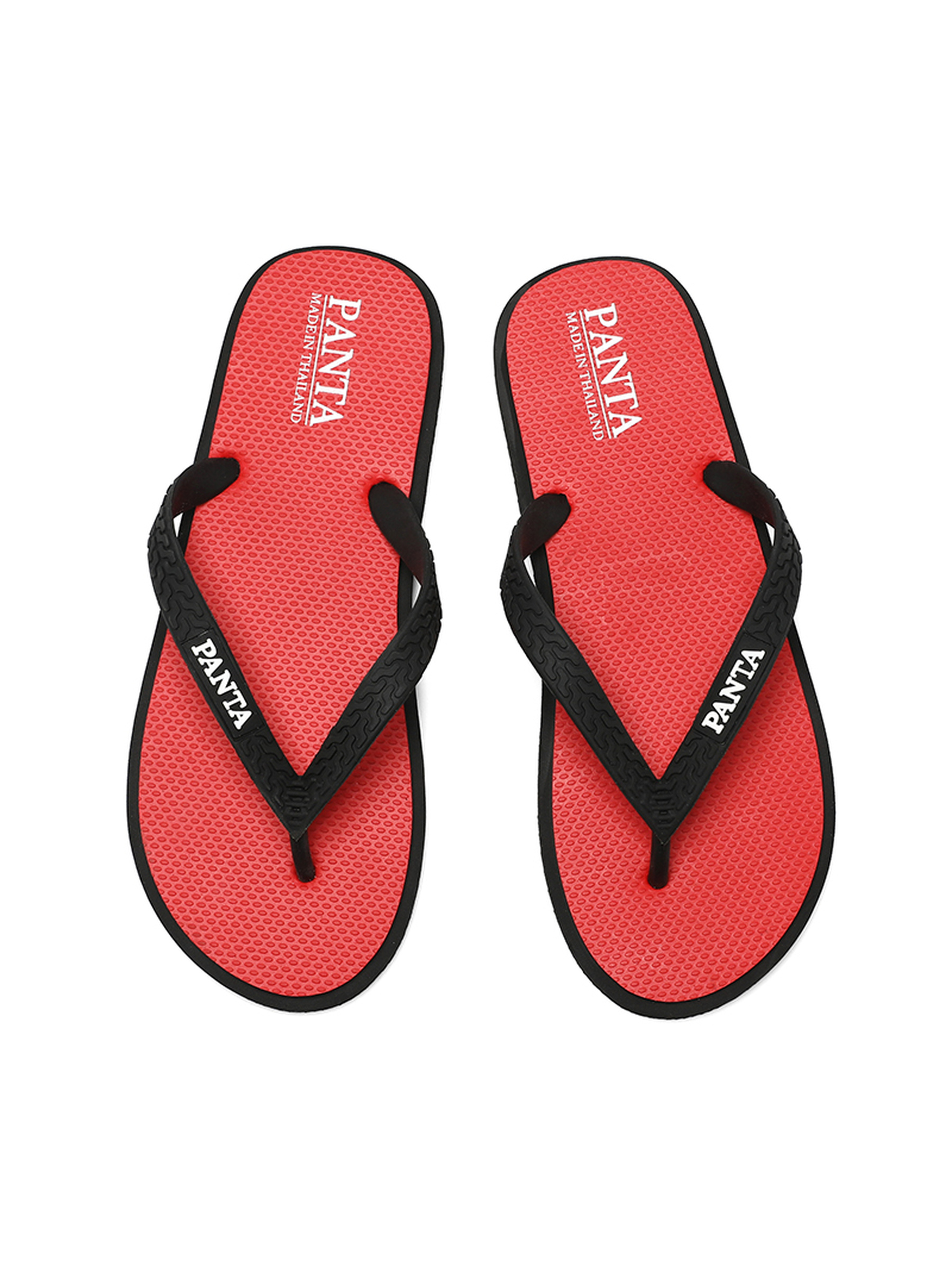 Red Comfort Slip-On Flip Flops