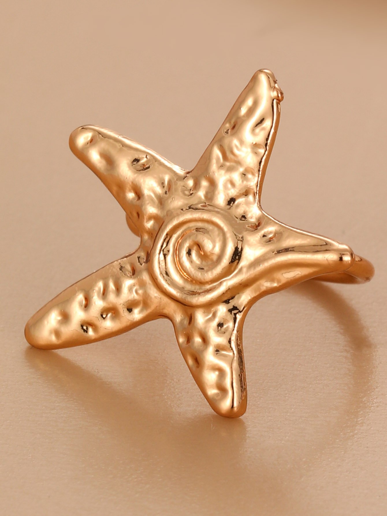 Gold Starfish Ear Cuff 
