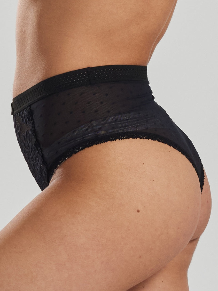 Betony Recycled Tulle High Rise Panty