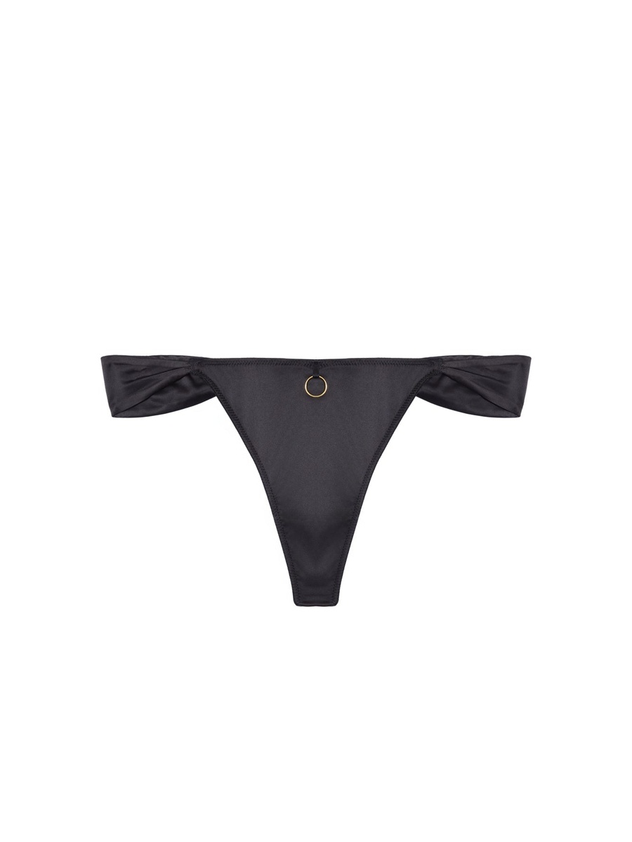Aneta & Gold Elastic Thong