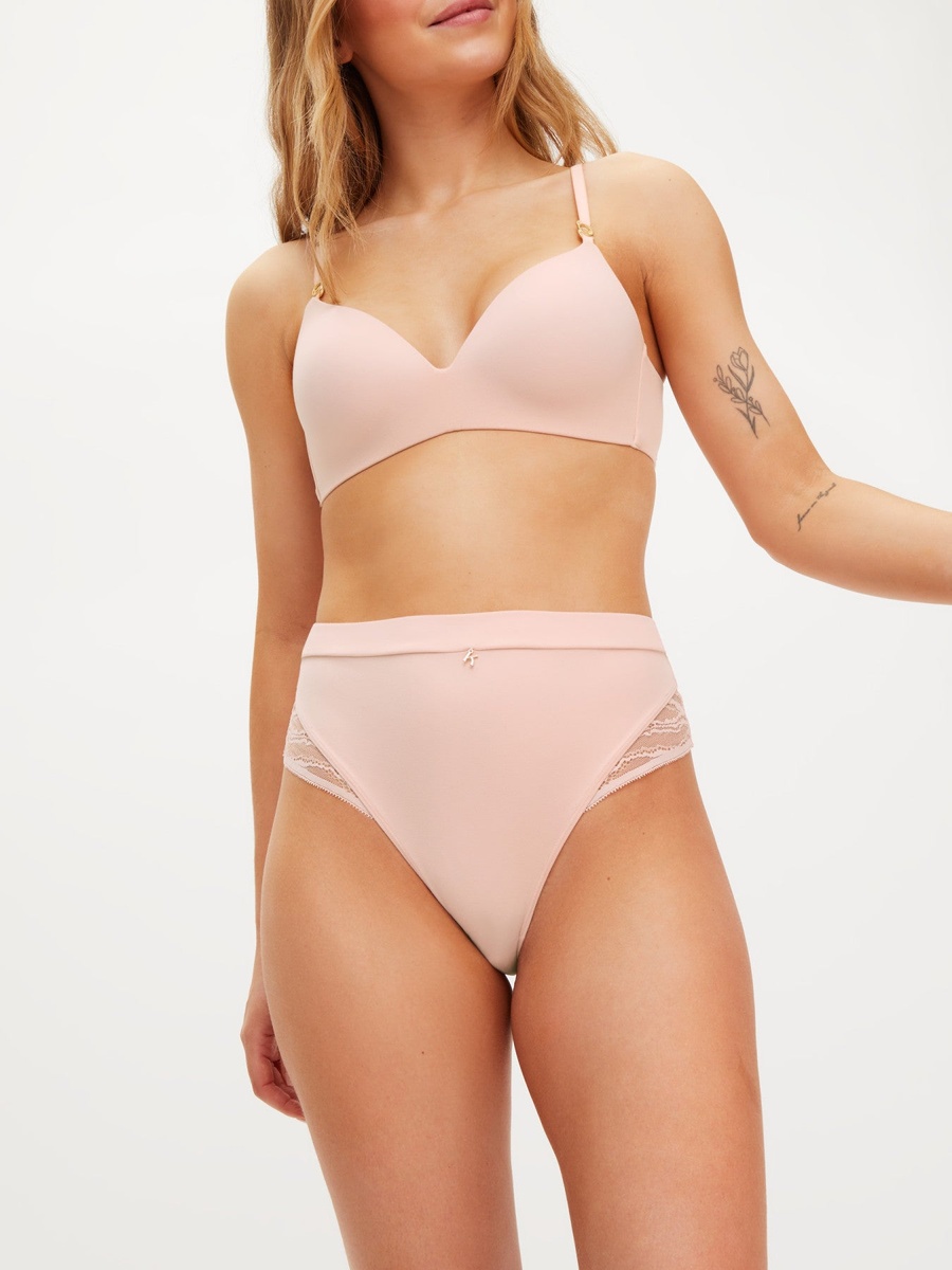 Light Pink Charlotte High-Waisted Thong