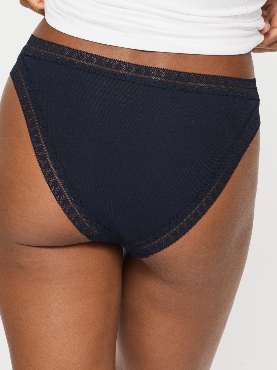3 Pack Cotton High Leg Briefs