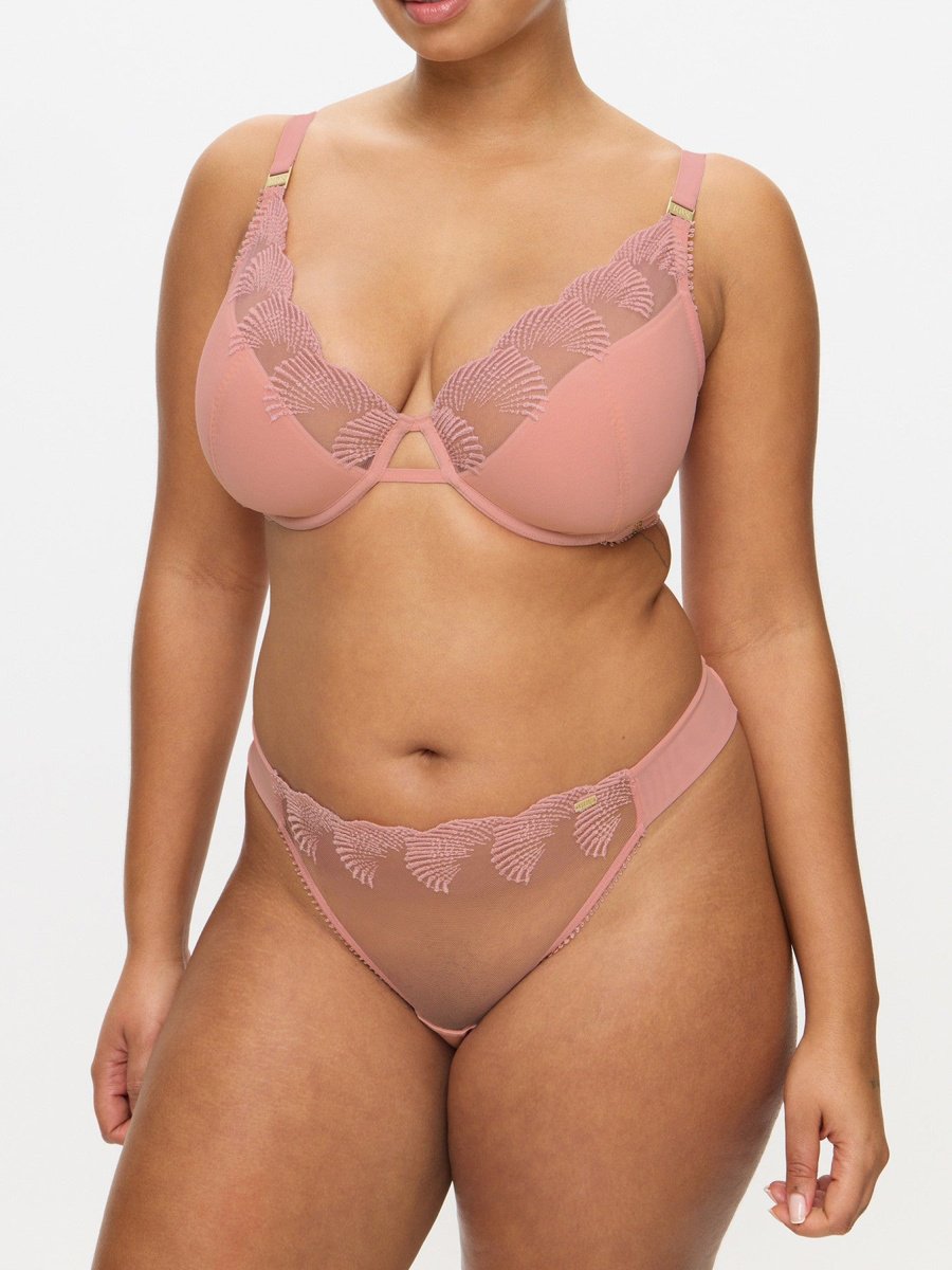 Light Pink Lana Padded Plunge Bra