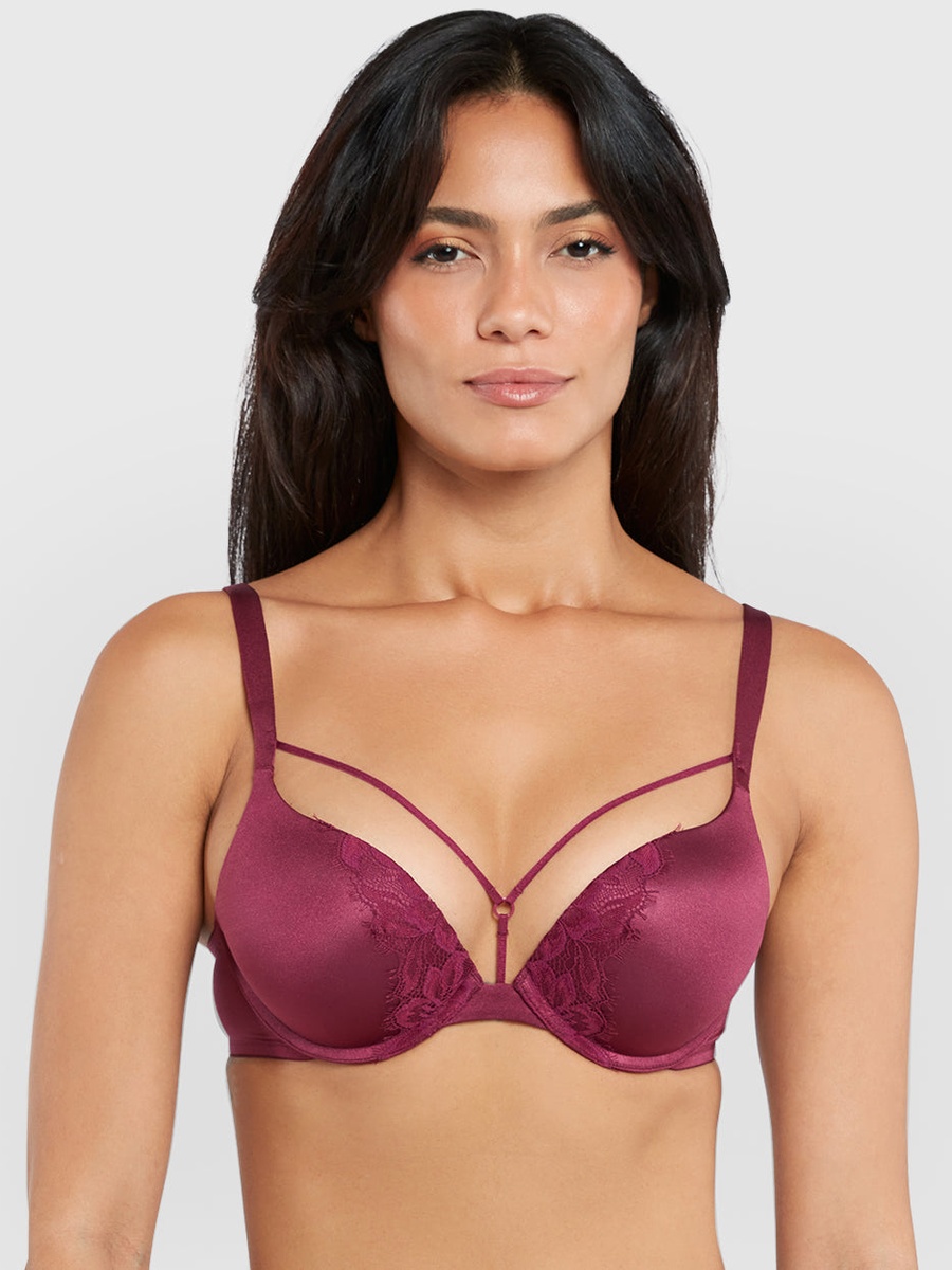 Micro Double Push Up Bra With Lace