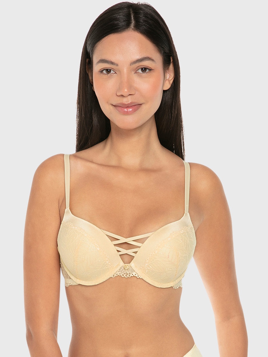 Luxe Fashion Double Push up Plunge Bra