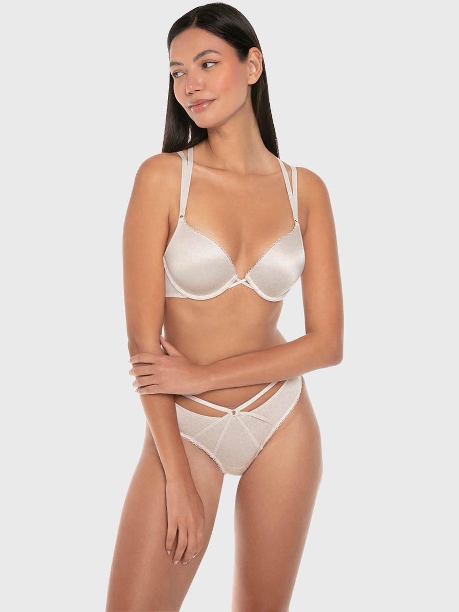 Luxe Fashion Double Push up Plunge Bra