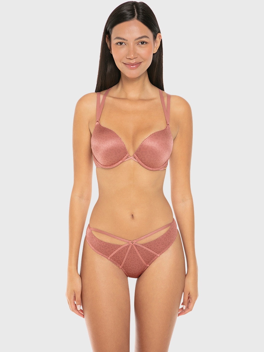 Luxe Fashion Double Push up Plunge Bra