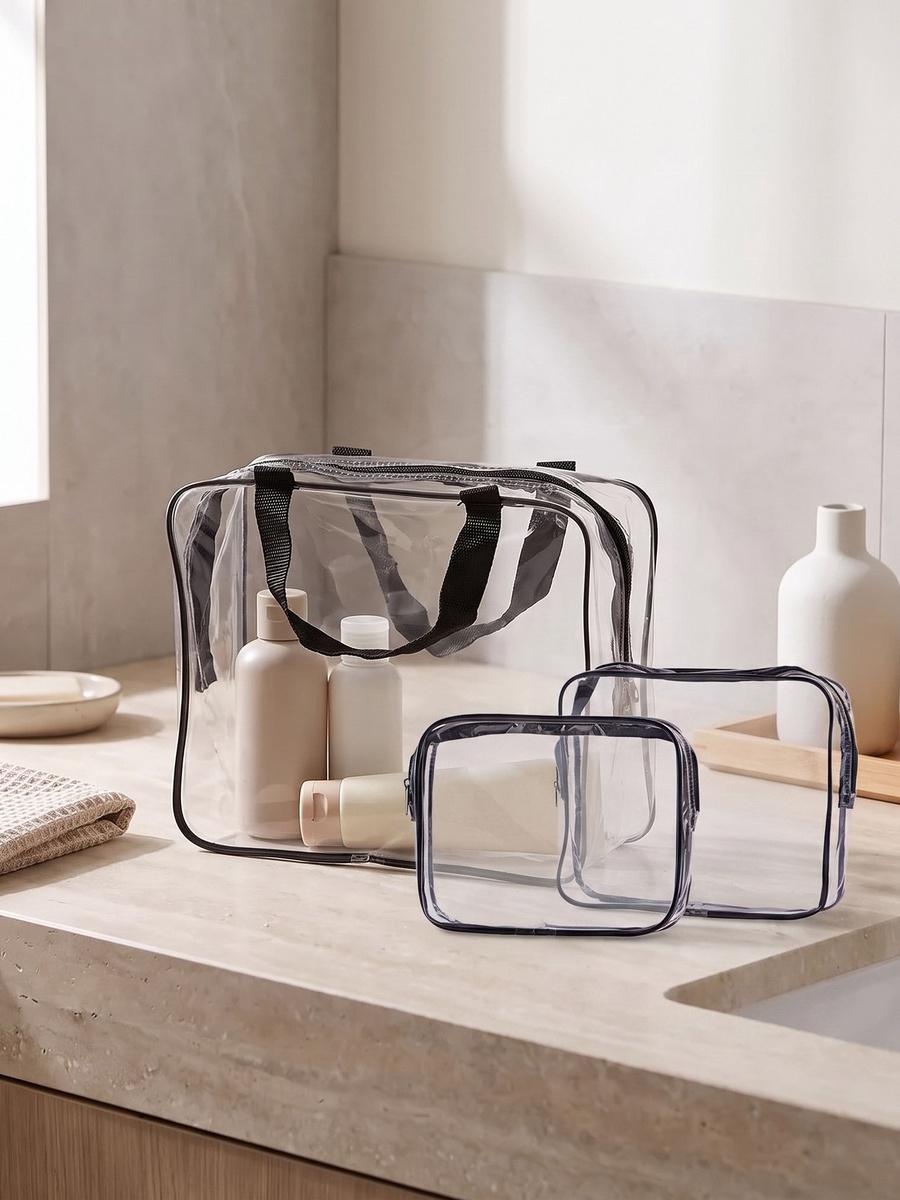 Primo Travel Cosmetic Bag - Set of 3