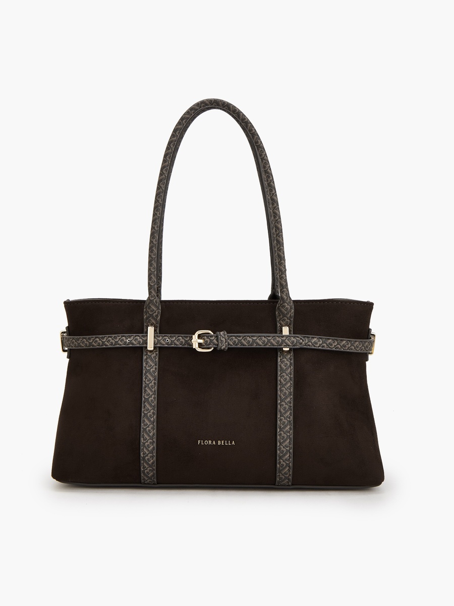 Monogram Tote Bag with Zip Closure