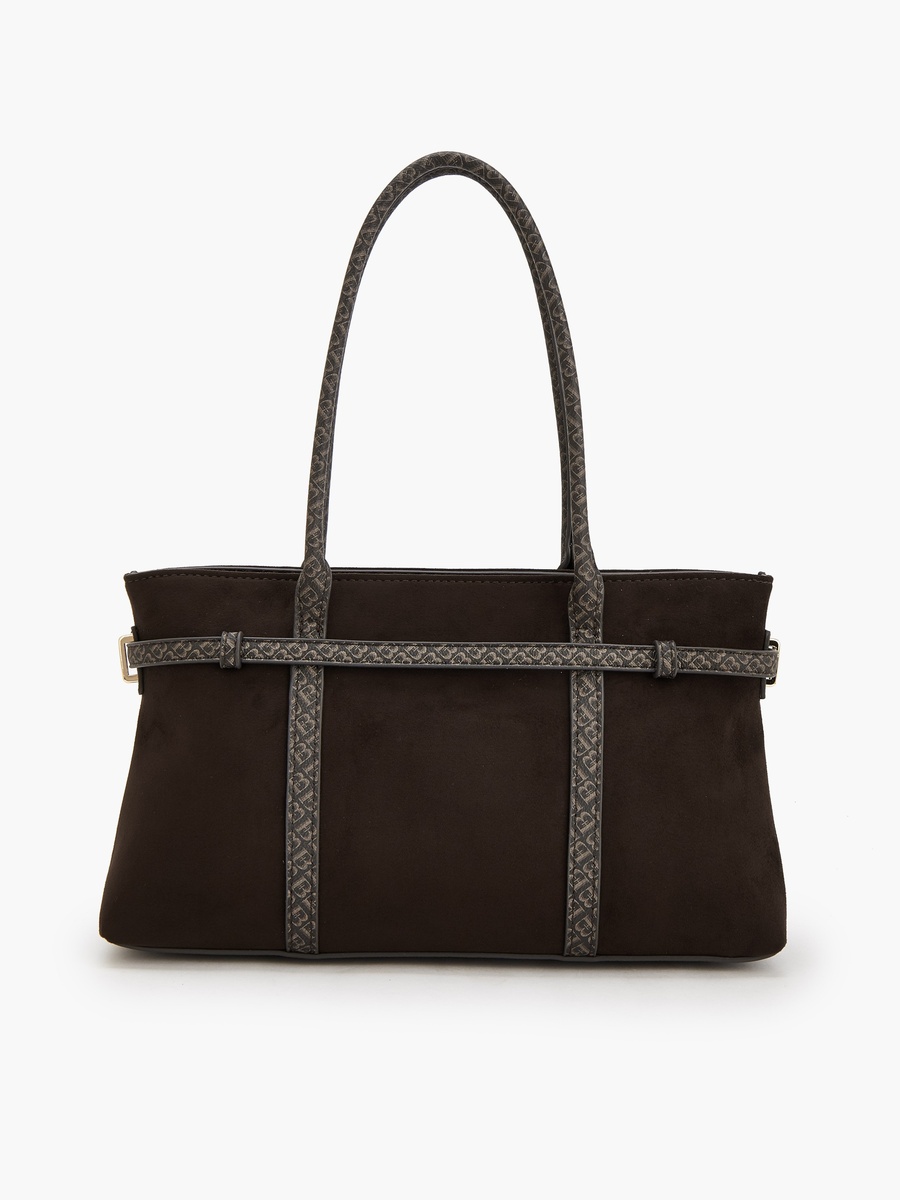 Monogram Tote Bag with Zip Closure