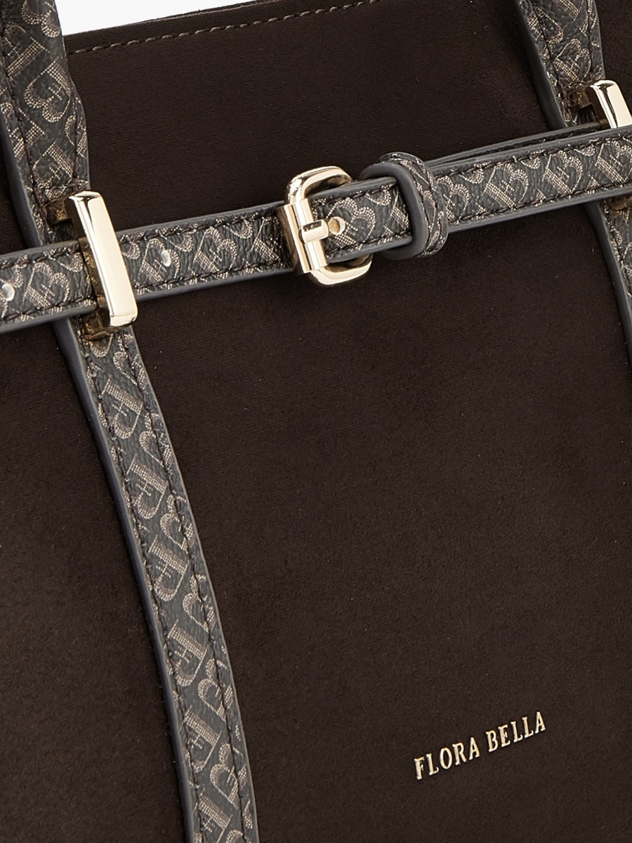 Monogram Tote Bag with Zip Closure