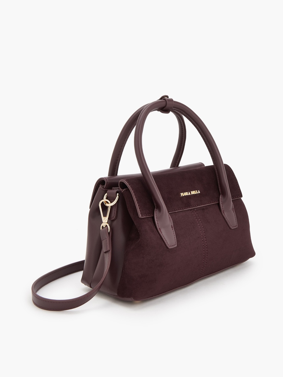 Textured Crossbody Bag with Detachable Strap