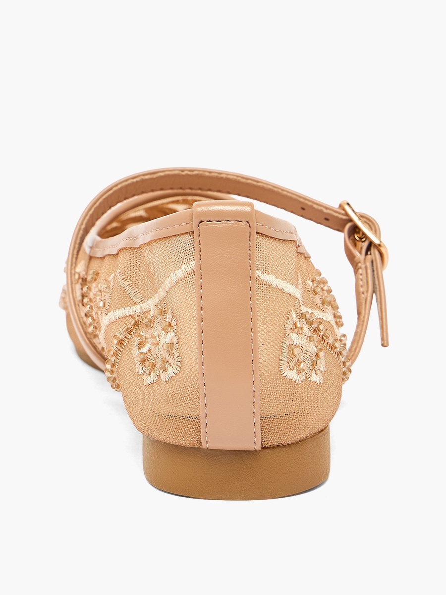 Women Embroidered Ballerina Shoes