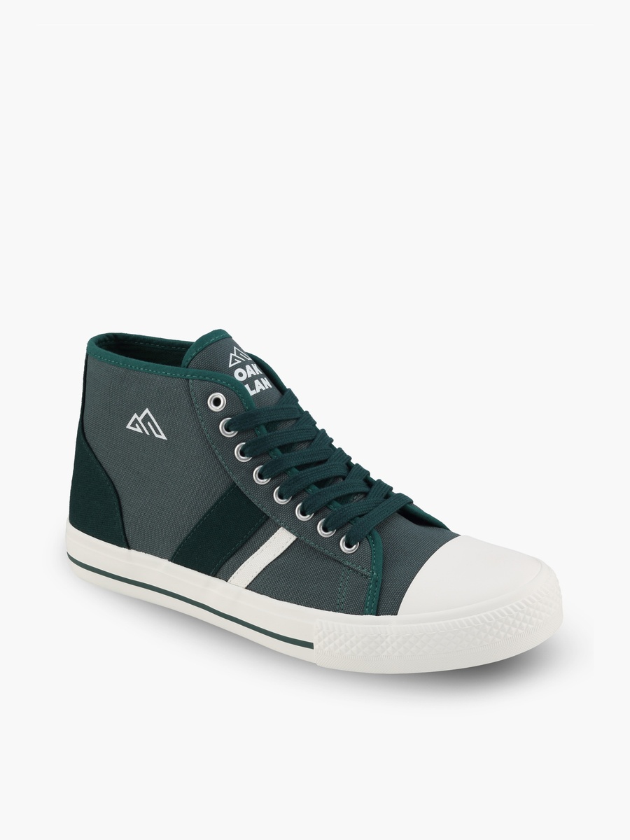 Men Striped Lace-Up Sneakers
