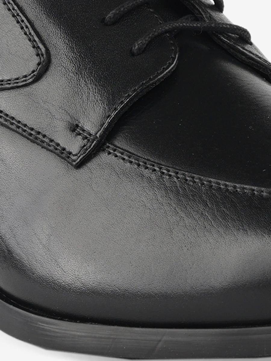 حذاء ديربي جلد برباط إغلاق للرجال