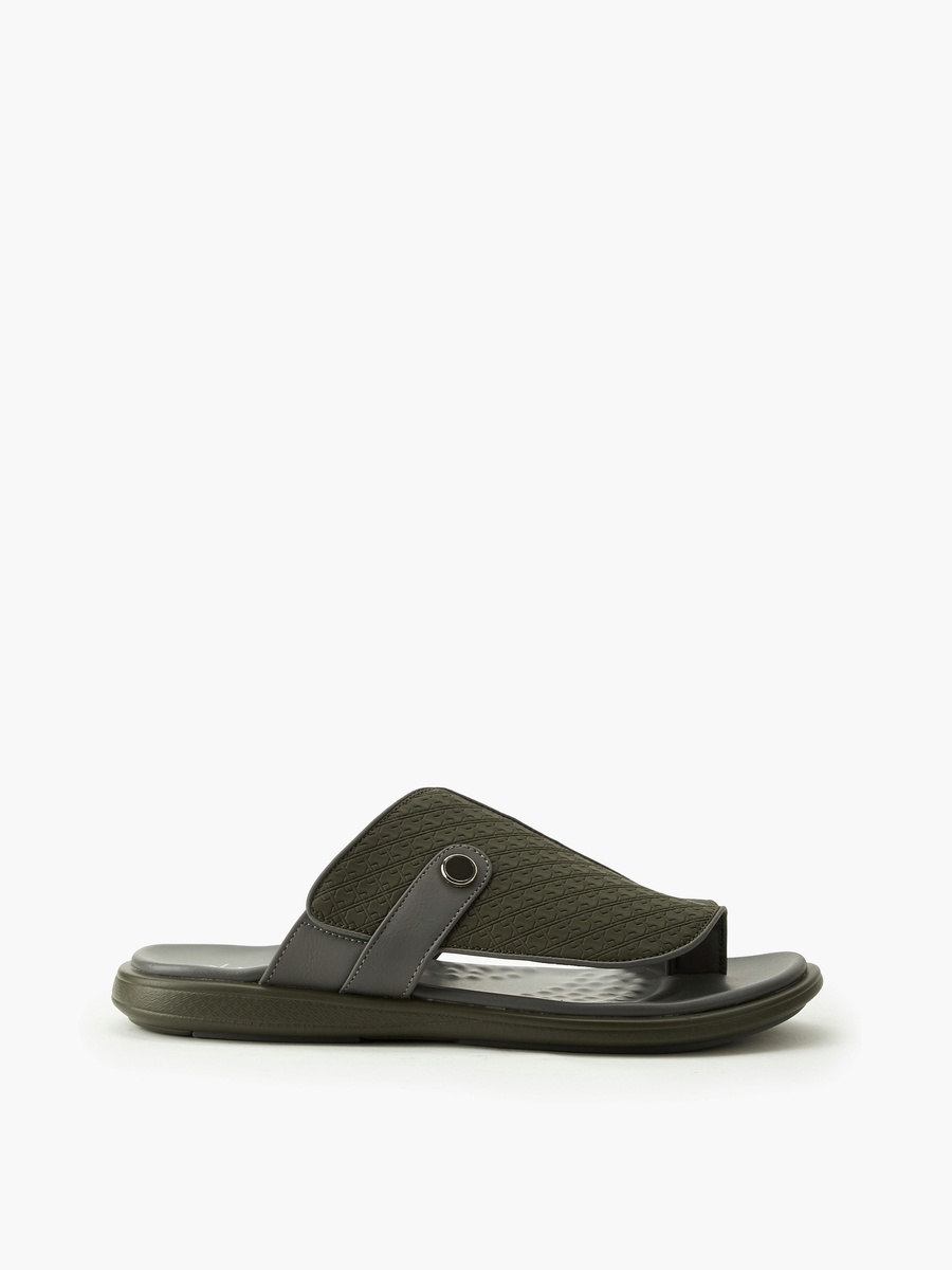 Men Toe Loop Detail Arabic Sandals