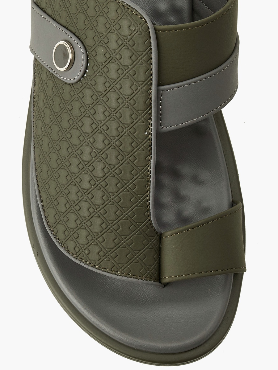 Men Toe Loop Detail Arabic Sandals