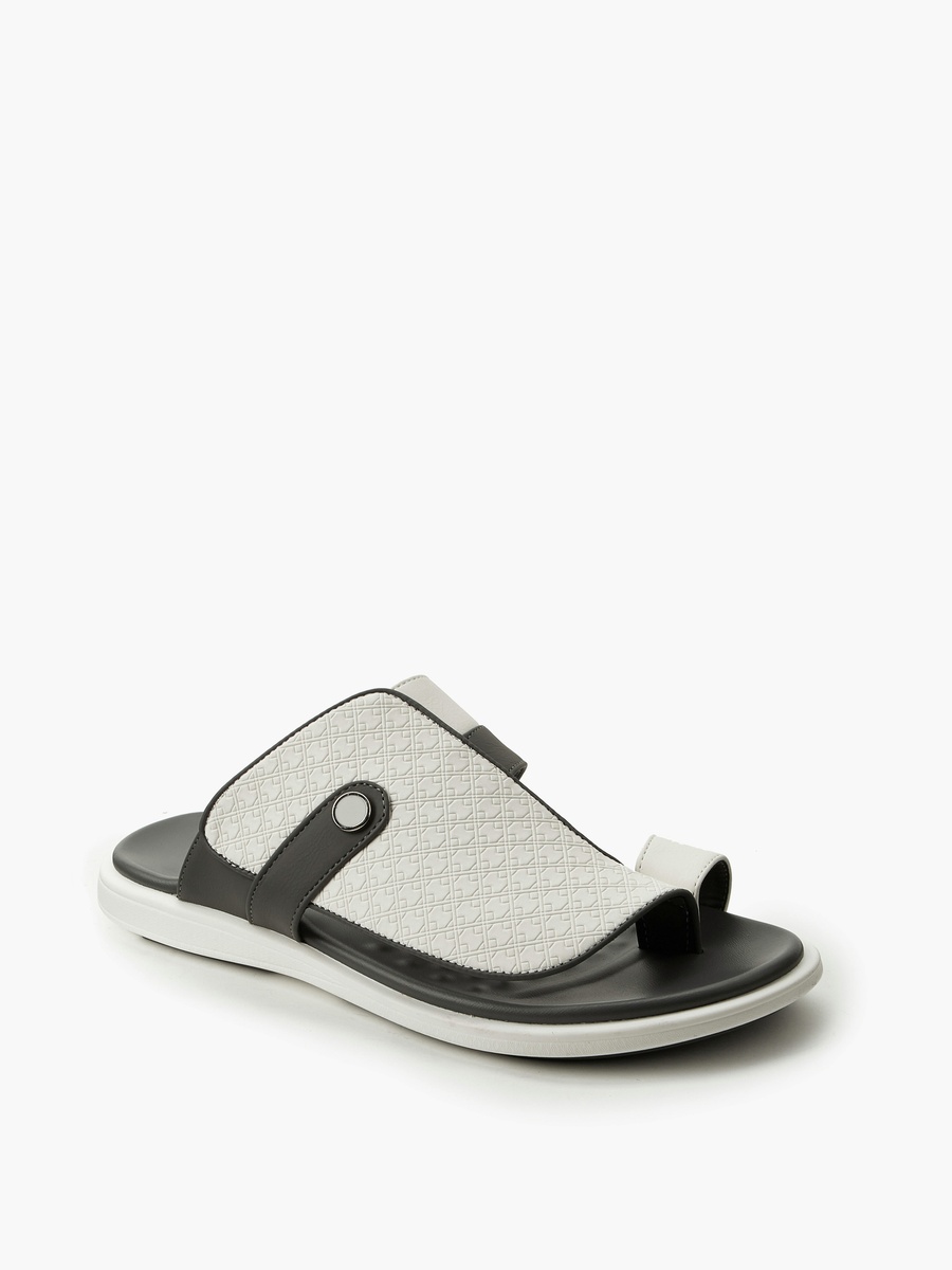 Men Toe Loop Detail Arabic Sandals