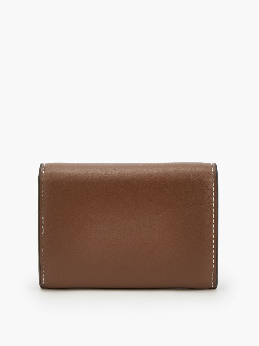 Solid Cardholder with Snap Button Closure