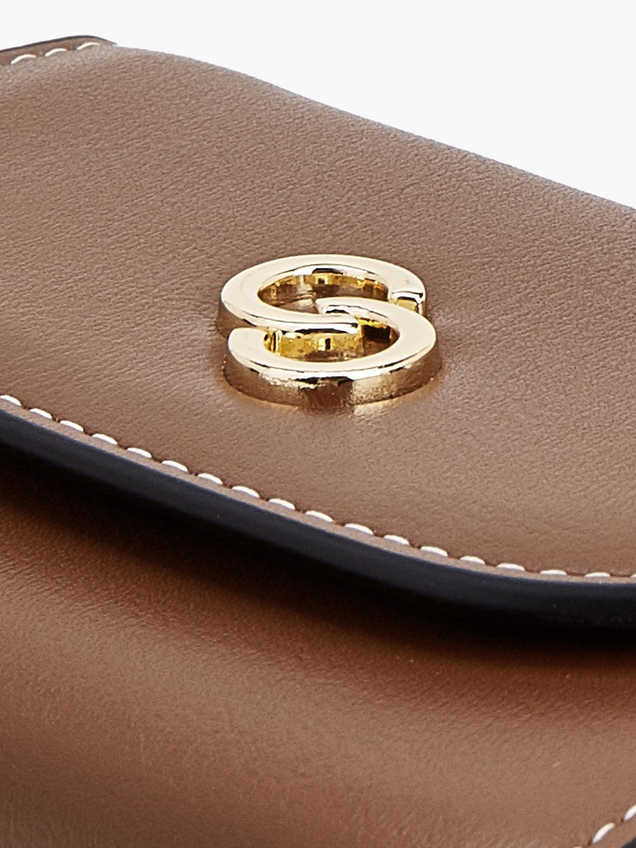Solid Cardholder with Snap Button Closure