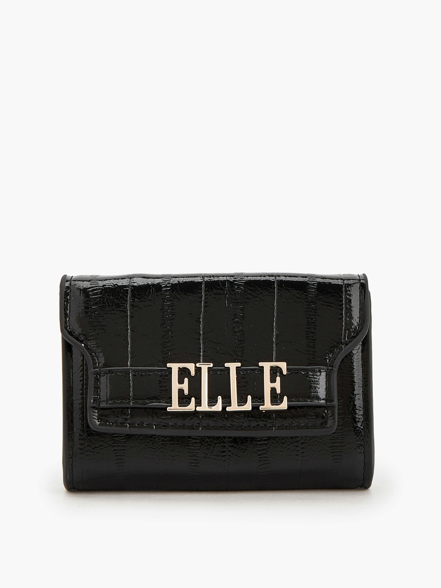 Monogram Wallet with Magnetic Snap Closure