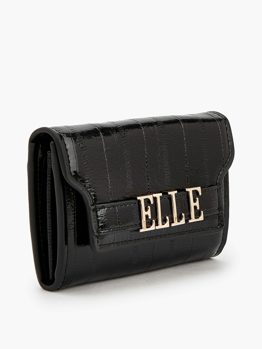Monogram Wallet with Magnetic Snap Closure